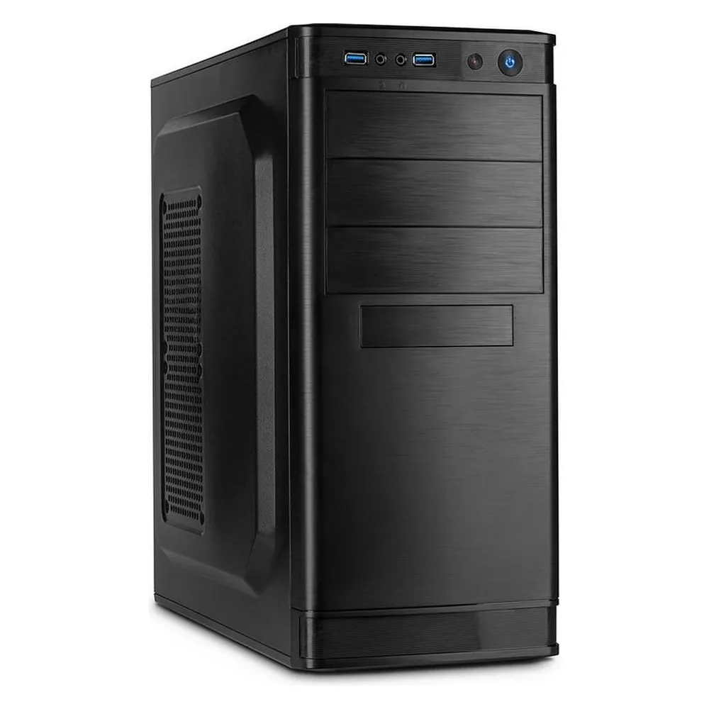 PC-Gehäuse Inter-Tech IT-5905 Midi Tower Schwarz ATX micro ATX