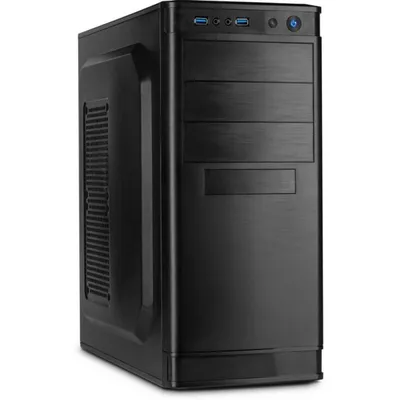 PC-Gehäuse Inter-Tech IT-5905 Midi Tower Schwarz ATX micro ATX