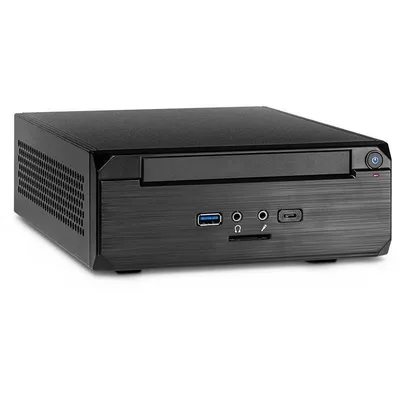 PC-Gehäuse Inter-Tech MW-02 II Mini Tower Schwarz Mini-ITX