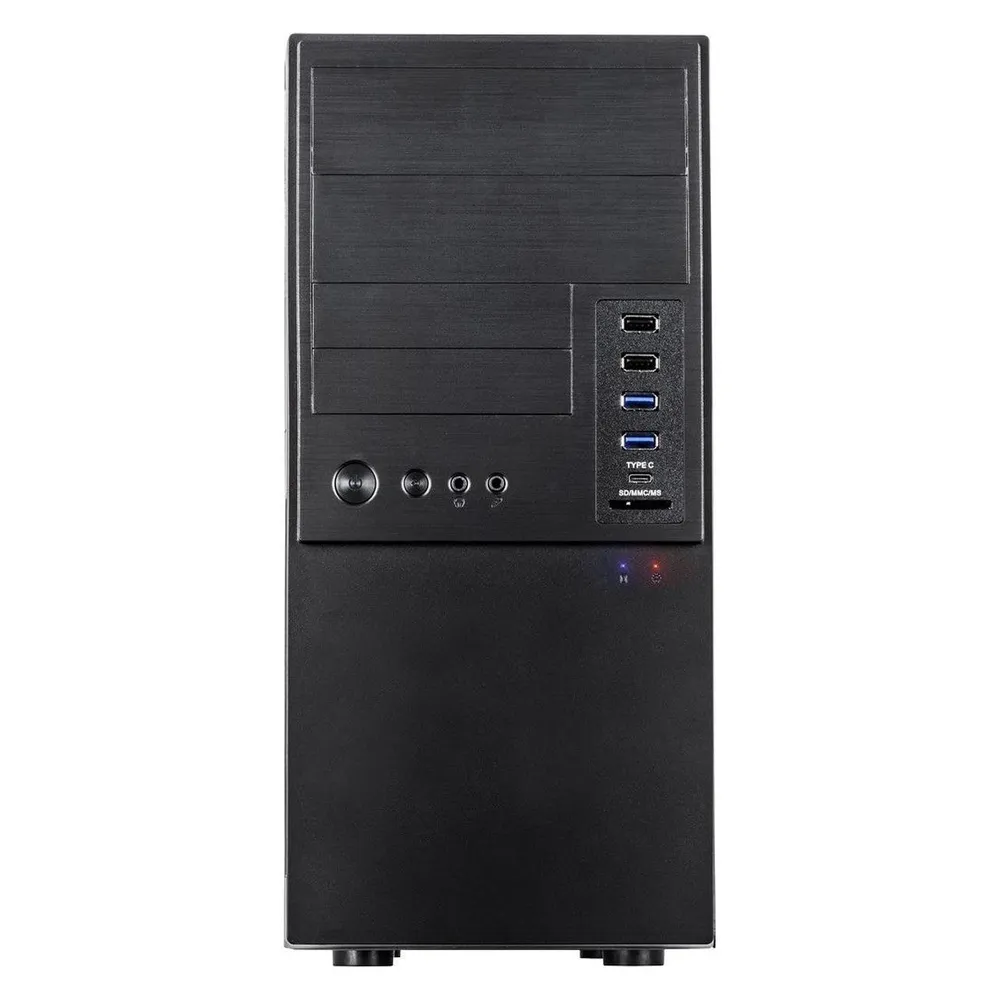 PC-Gehäuse Micro Tower Inter-Tech IT-6865 Schwarz