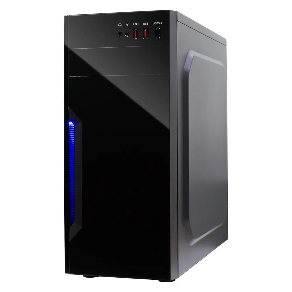 PC-Gehäuse Inter-Tech B-42 Midi Tower Schwarz ATX micro ATX