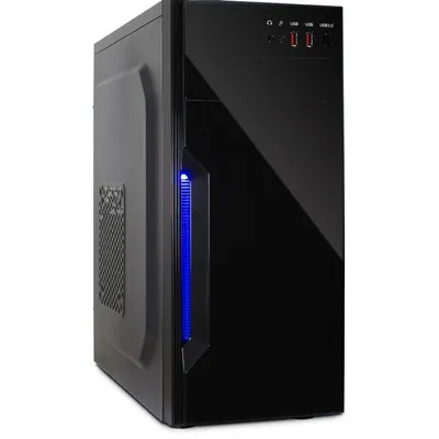PC-Gehäuse Inter-Tech B-42 Midi Tower Schwarz ATX micro ATX
