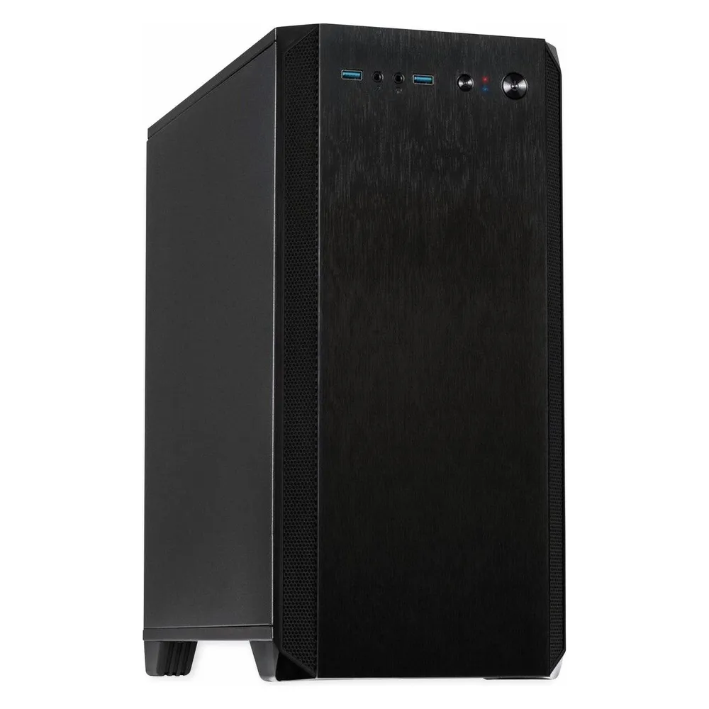 Gehäuse Micro Tower Inter-Tech H-606 Schwarz mit Staubfilter