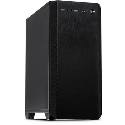 Gehäuse Micro Tower Inter-Tech H-606 Schwarz mit Staubfilter