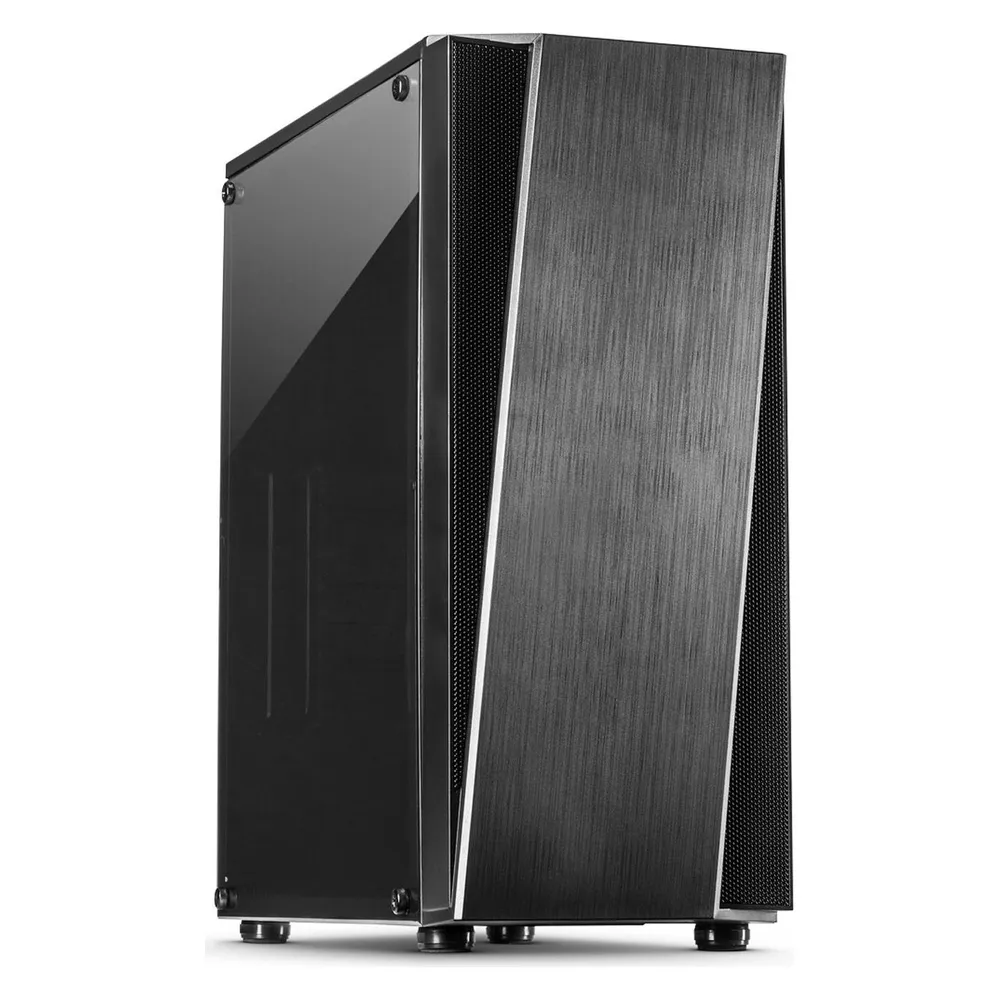 PC-Gehäuse Inter-Tech T-11 Televen Schwarz ATX Micro-ATX ITX