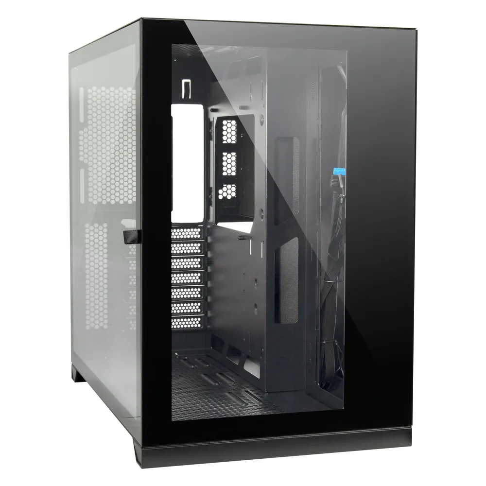 PC-Gehäuse Inter-Tech C-703 Vision Midi Tower Schwarz ATX