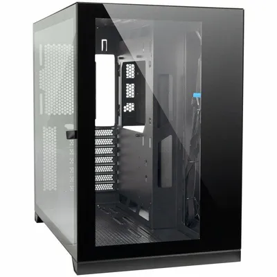 PC-Gehäuse Inter-Tech C-703 Vision Midi Tower Schwarz ATX