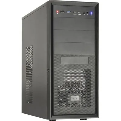 PC-Gehäuse Inter-Tech IT-8862 Midi-Tower ATX Schwarz