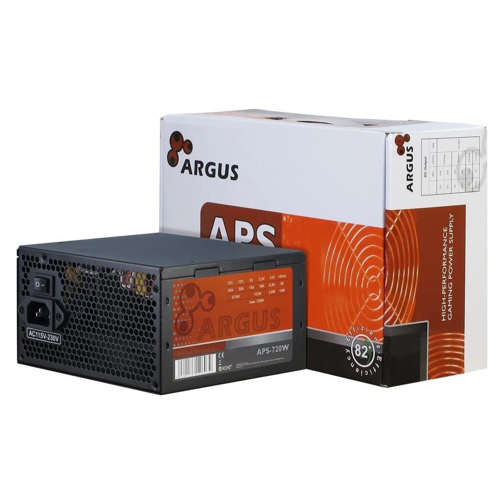 Netzteil Inter-Tech Argus APS 720W Effizienz 82% Nicht modular