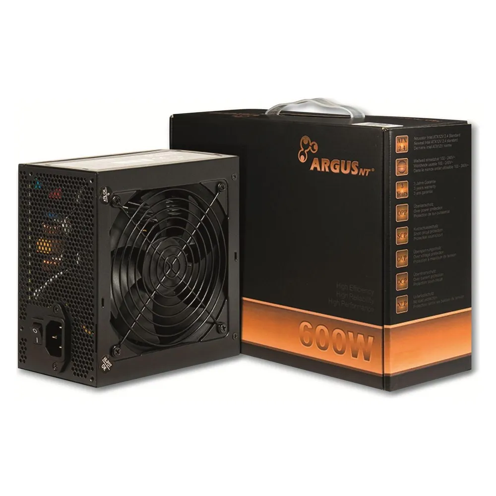 Netzteil Inter-Tech Argus BPS-600 600W 80 PLUS Bronze Nicht modular