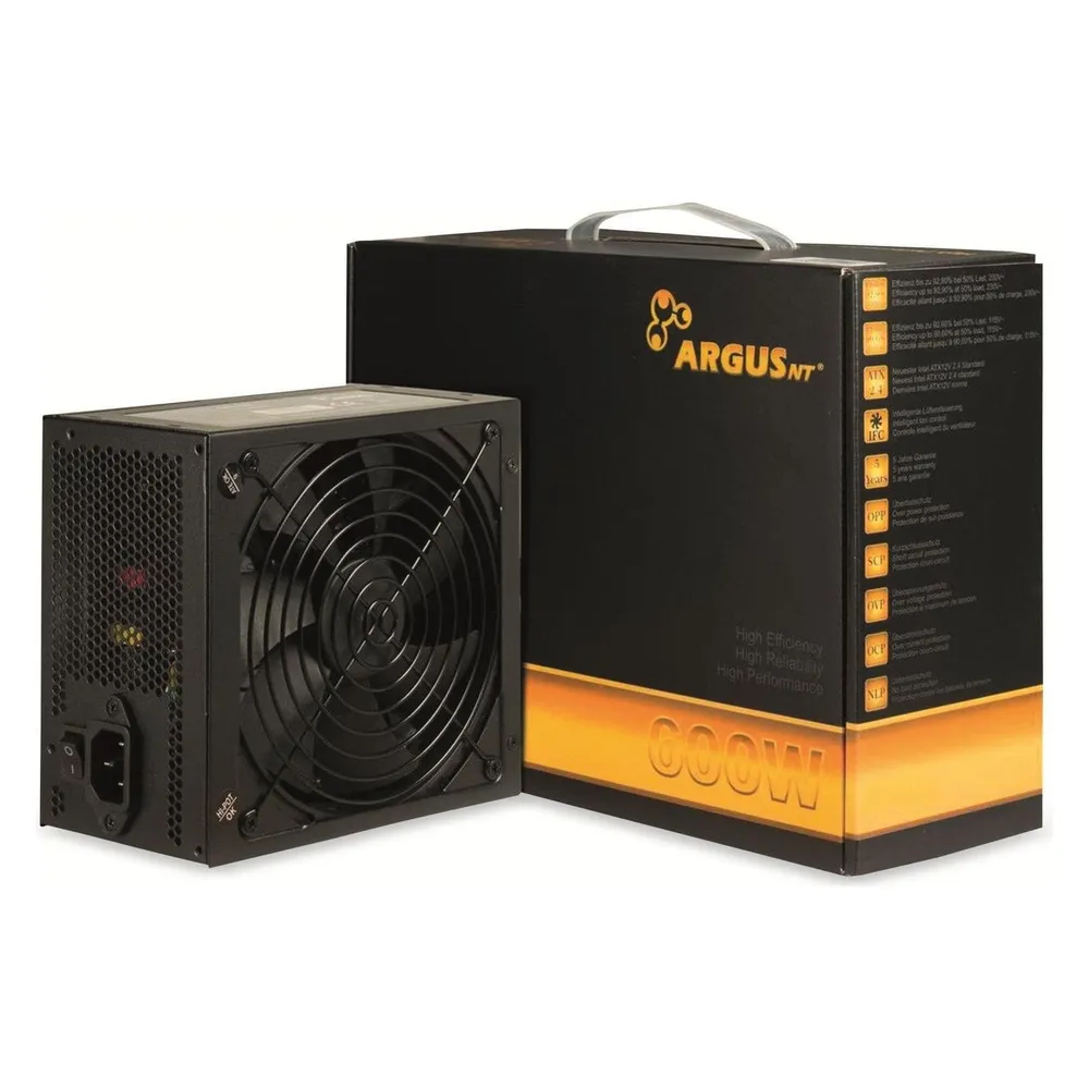 Netzteil Inter-Tech Argus GPS-600 600W 80 PLUS Gold ATX nicht modular