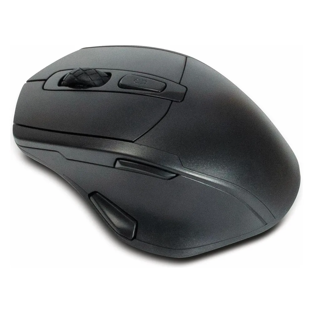Ratón Inter-Tech M-230 RF kabellos 1600 DPI Schwarz 6 Tasten Ergonomisch