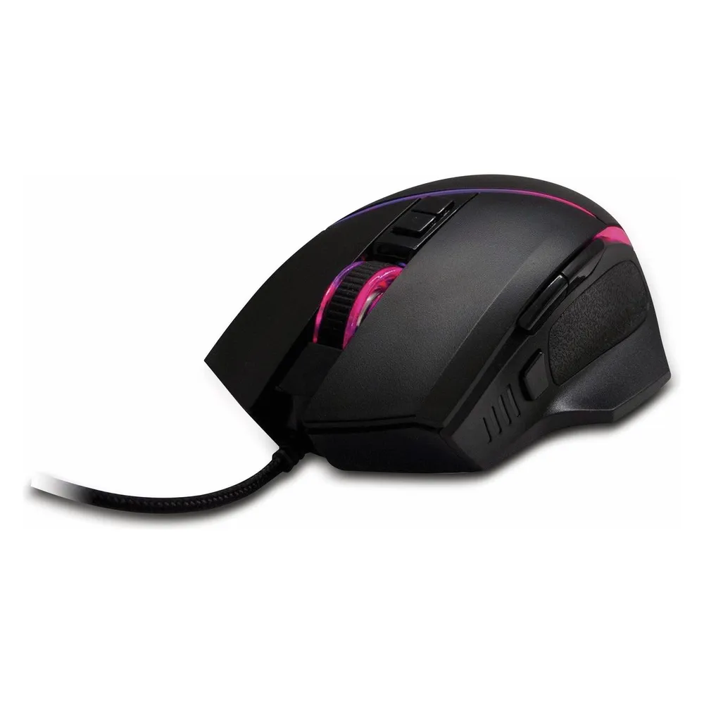 Inter-Tech GT-100 RGB Maus Gaming rechts USB Typ-A Optisch 6400 DPI
