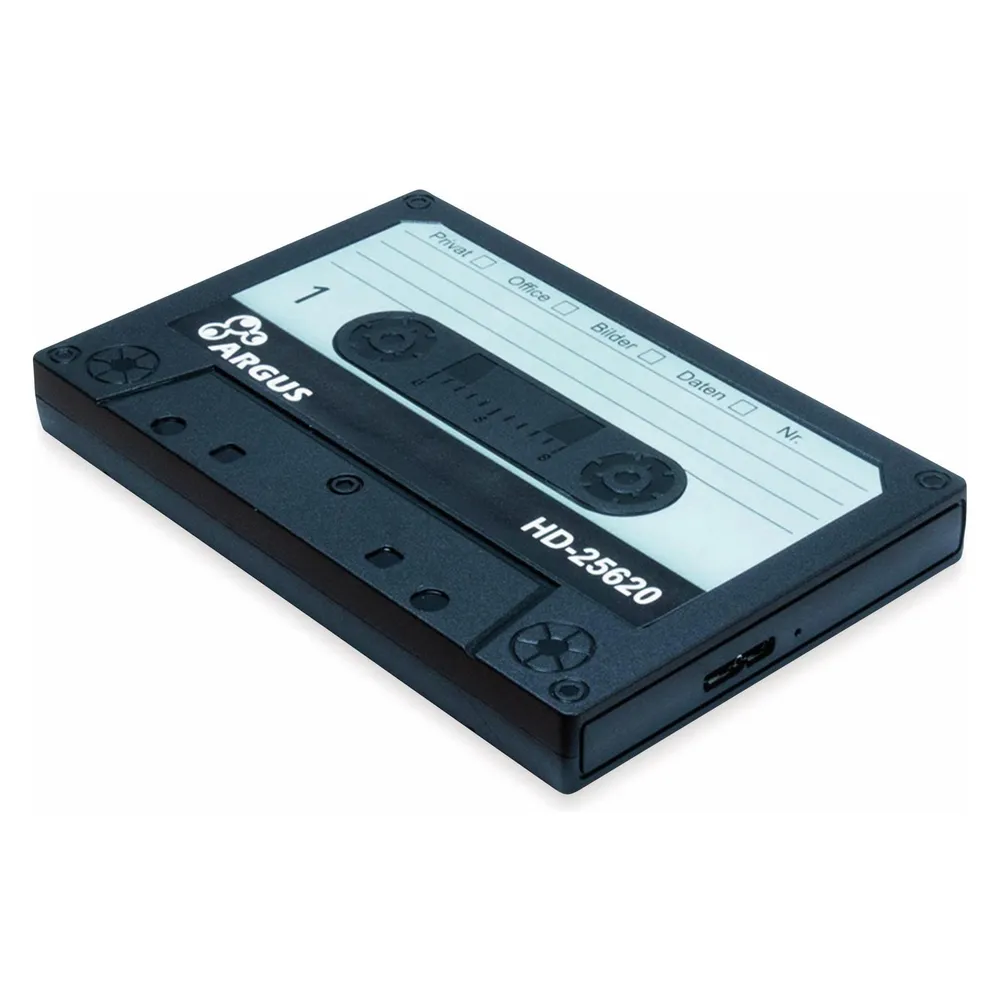 Caja PC Inter-Tech HD-25620 2.5" Kunststoff Schwarz Weiß USB Plug and Play