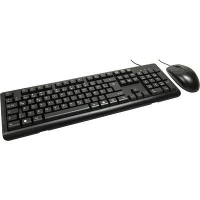 Tastatur Inter-Tech KB-102DE Membran mit optischer Maus 1000 dpi Deutsch
