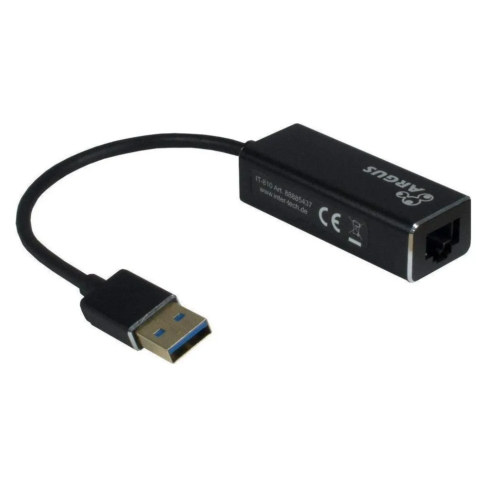 USB 3.0 zu Gigabit Ethernet Netzwerkadapter Inter-Tech ARGUS IT-810