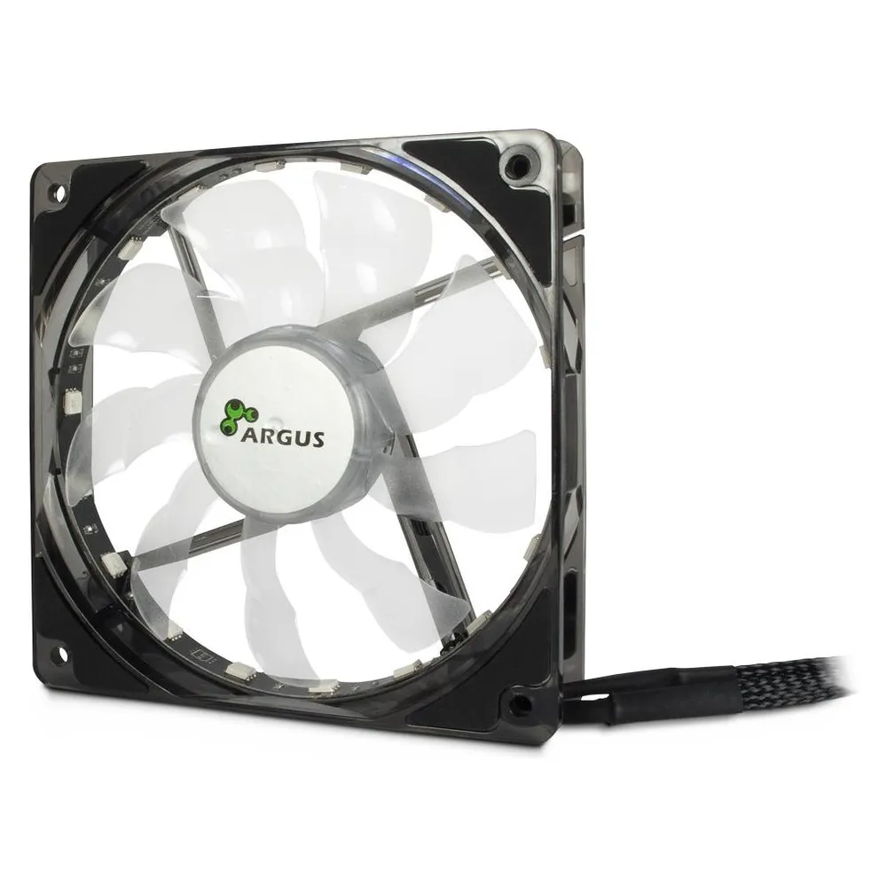Kühlung Luft Inter-Tech 12 cm Aura RGB PWM 1500 RPM Antivibration