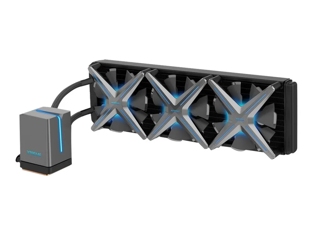 Inter-Tech ALSEYE X360 - Prozessor-Flüssigkeitskühlsystem - (für: LGA775, LGA1156, AM2, AM2+, LGA1366, AM3, LGA1155, AM3+, LGA2011, FM1, FM2, LGA...