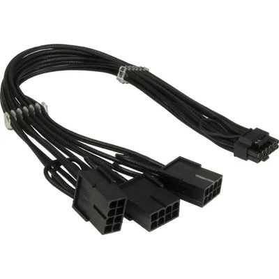 Adapterkabel Inter-Tech GPU-02 12VHPWR auf 3x PCIe 8-pin