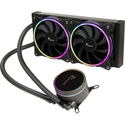 Flüssigkeitskühlung Inter-Tech LC-240 RGB 240mm 2 Lüfter LED RGB