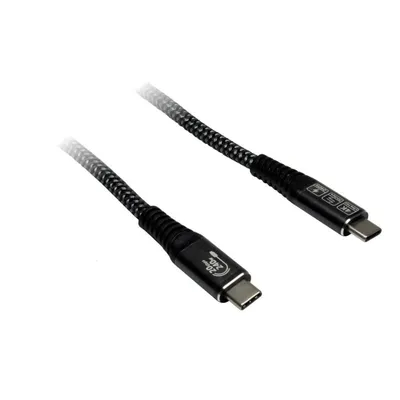 Kabel USB-C nach USB-C Inter-Tech 3 m USB 3.2 Gen 2x2 20 Gbit/s Schwarz