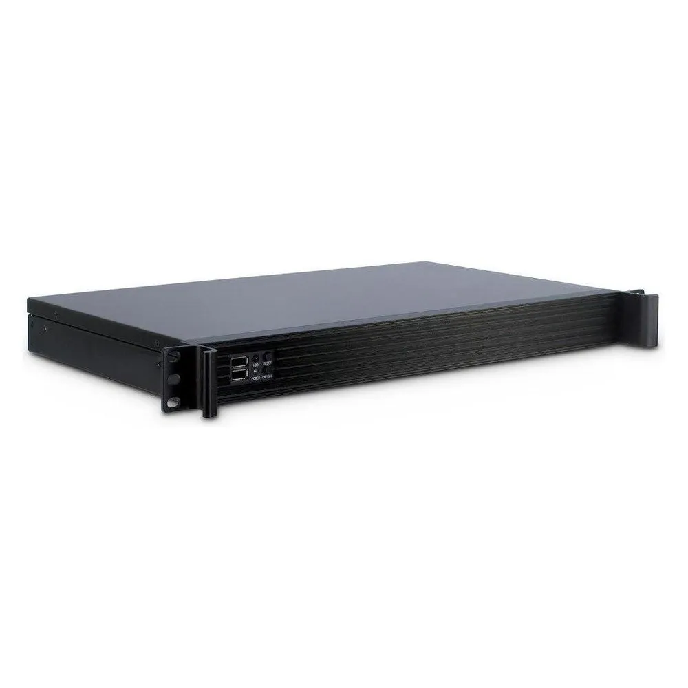 Server Inter-Tech IPC-K-126L Rack Mini-ITX Stahl Schwarz 1U USB 2.0