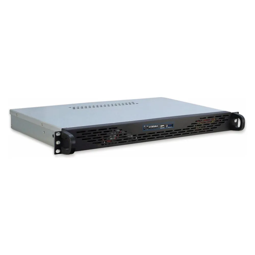 Server Inter-Tech 1U K-125L Mini ITX Rack 3 Laufwerke USB 3.2 Gen 1