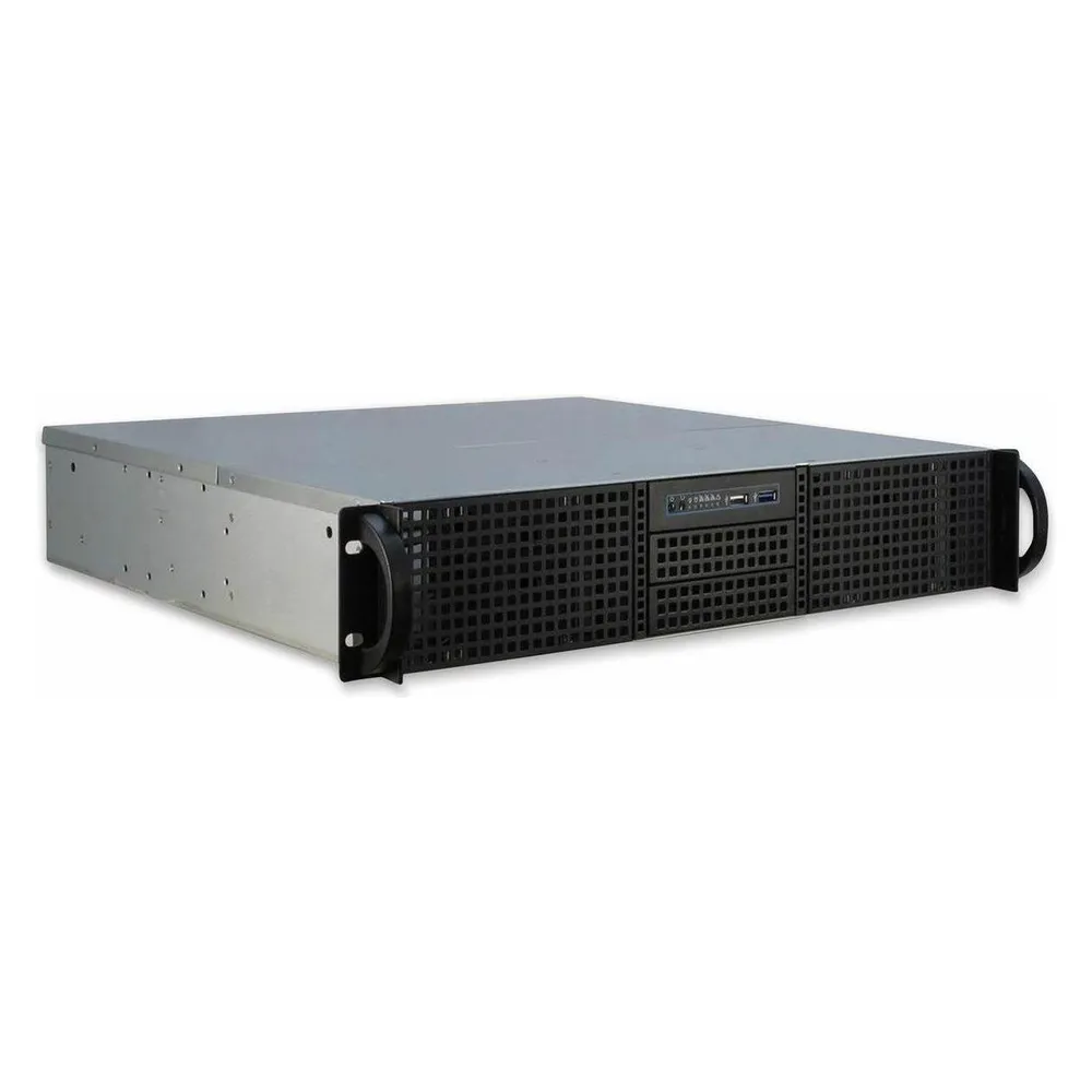 Server Inter-Tech 2U-20240 Rack 19" Schwarz ATX Micro ATX Mini-ATX