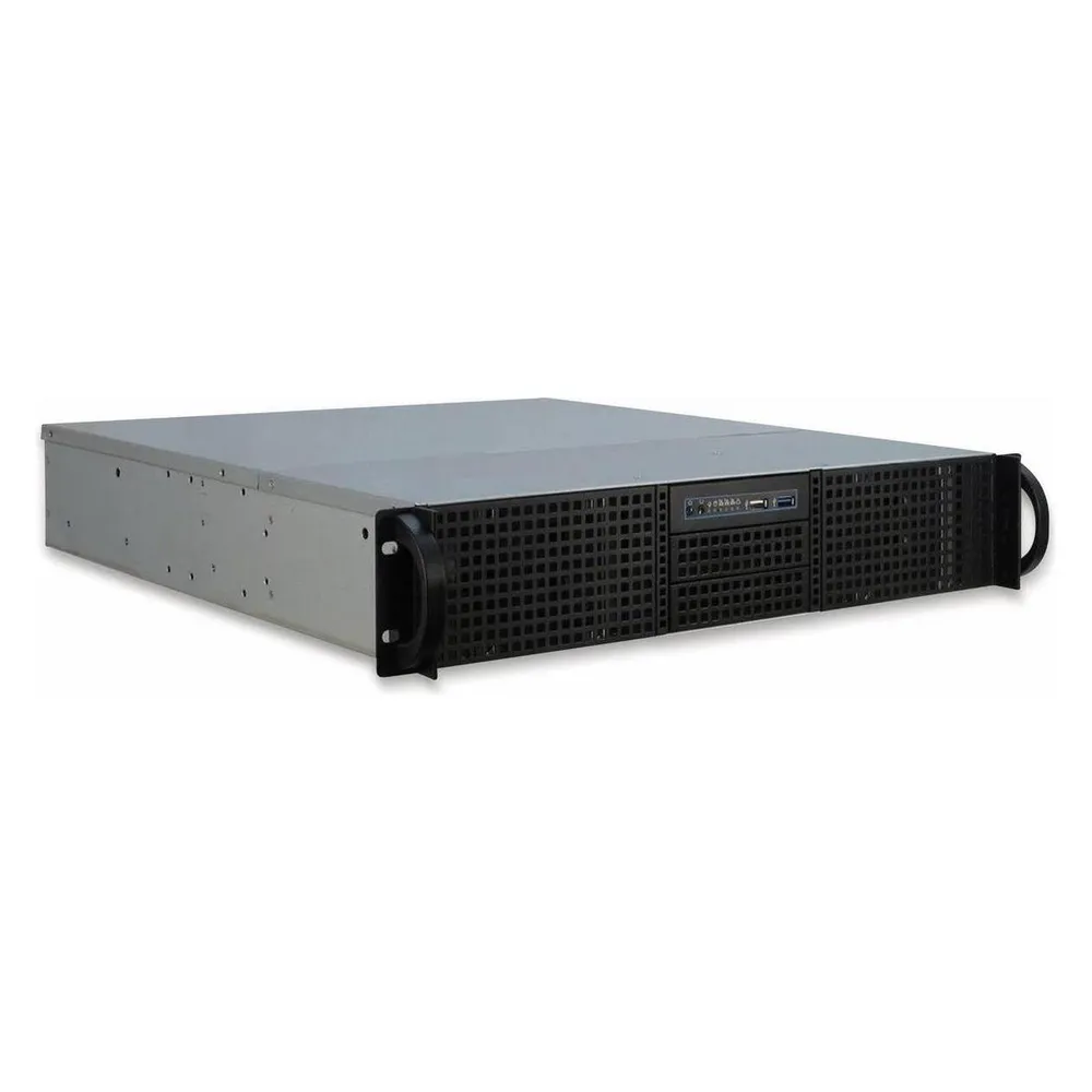 Server Inter-Tech IPC 2U-20248 Rack Schwarz ATX micro ATX Mini-ITX 2x USB 3.2 Gen1