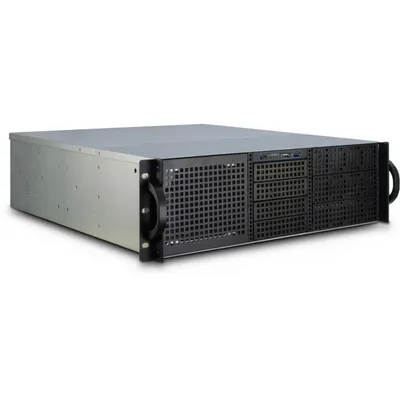 PC-Gehäuse Inter-Tech 3U-30248 Rack-Server Schwarz Stahl 3U