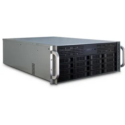 Gehäuse Server Rack Inter-Tech 4U-4416L Schwarz/Silber ATX EATX