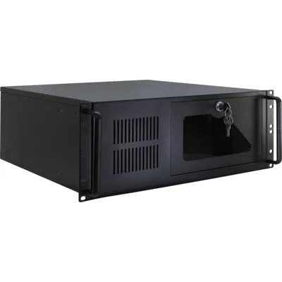 Server Inter-Tech IPC 4U-4088-S Rack Stahl Schwarz ATX Micro ATX Mini-ITX 4U