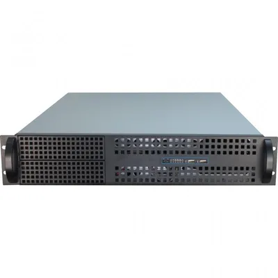 Inter-Tech 2U-2129N Rack Schwarz, Silber