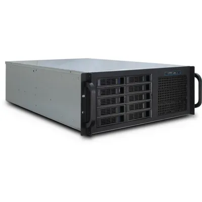 Server Inter-Tech IPC 4U-4410 Rack 4U E ATX 59L Schwarz Stahl
