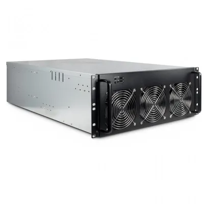 Inter-Tech 88887236 Computer-Gehäuse Rack Schwarz, Grau
