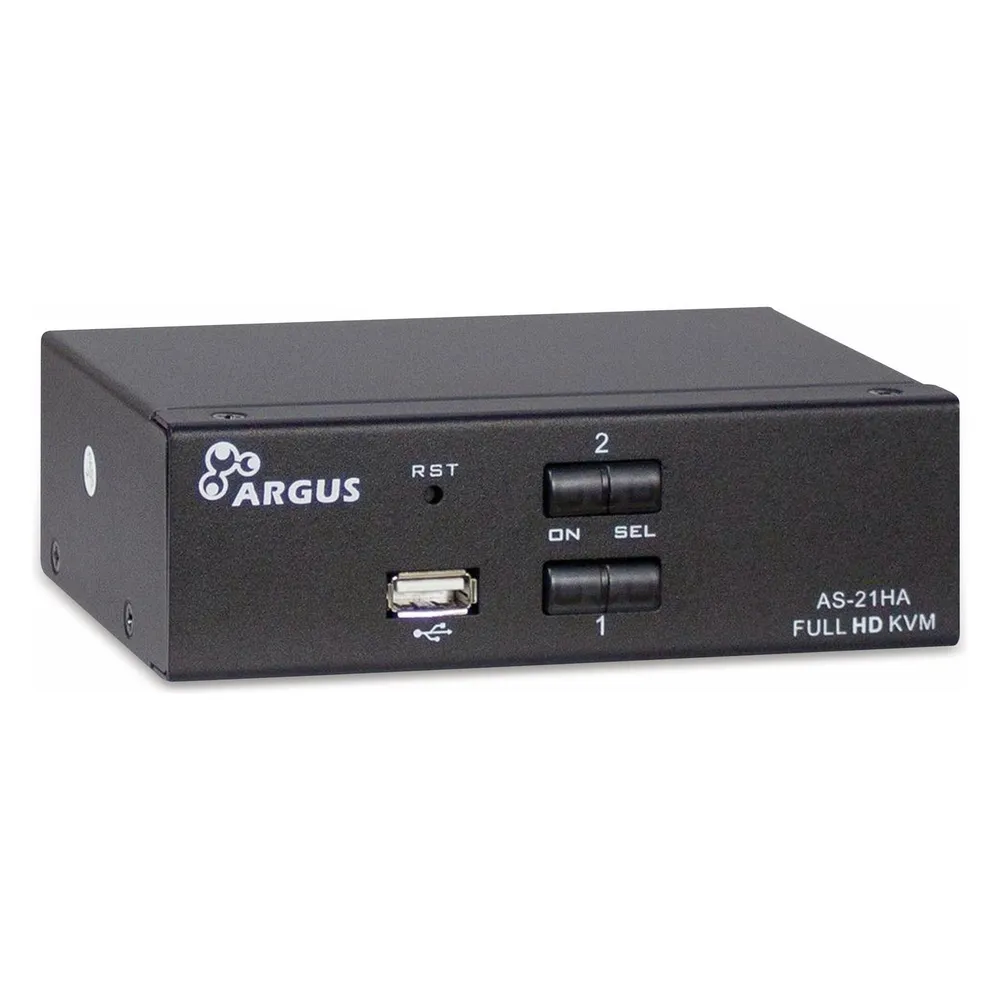 KVM-Switch Inter-Tech AS-1HA HDMI 2 Computer Full HD+