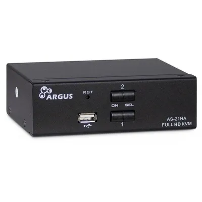 KVM-Switch Inter-Tech AS-1HA HDMI 2 Computer Full HD+