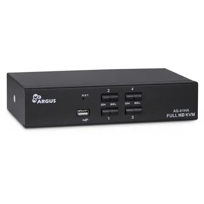 KVM-Switch Inter-Tech AS-41HA HDMI 4 Computer Full HD+