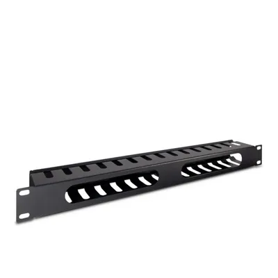 Kabelkanal-Panel Inter-Tech 88887276 1U Schwarz