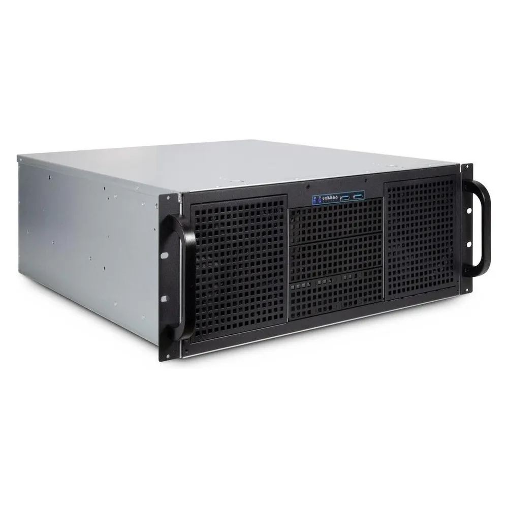 Server Inter-Tech 4U 40248 Rack Schwarz Grau ATX Micro ATX Mini-ITX SSI CEB