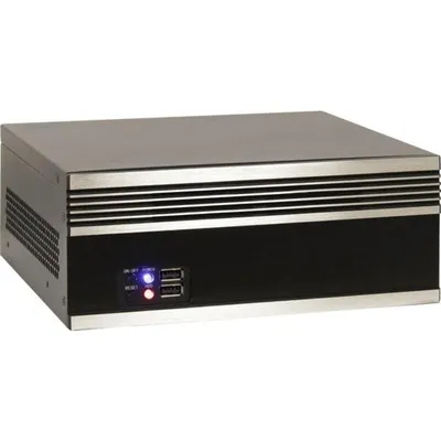 Inter-Tech IPC Industrial S21 HTPC-Gehäuse Mini-ITX Schwarz/Silber
