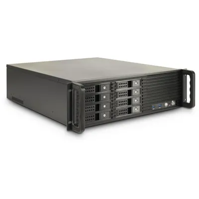 PC-Gehäuse Inter-Tech 3U-3508 Rack Server Schwarz ATX 3U