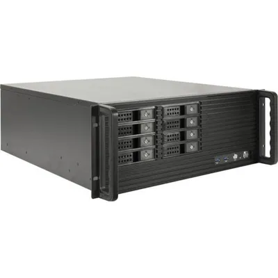Server Inter-Tech IPC 4U-4508 Rack E ATX 4U 2x USB 3.2 Gen 1 Schwarz