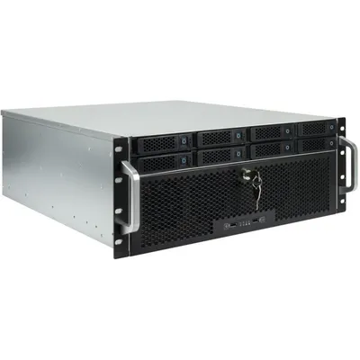 Server Inter-Tech 4U-4708 Rack Schwarz Stahl 4U ATX EATX ITX Micro ATX SSI CEB EEB