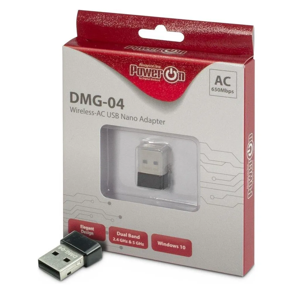 Tarjeta de Red Inter-Tech DMG-04 USB 2.0 WLAN 433 Mbit/s