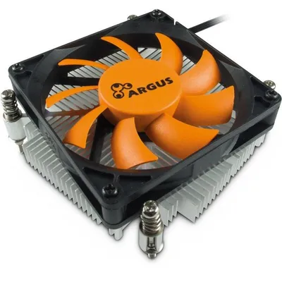 Kühlung Luft Inter-Tech Socket 1150/1151/1155/1156/1200 8 cm Argus T-200 Schwarz Orange