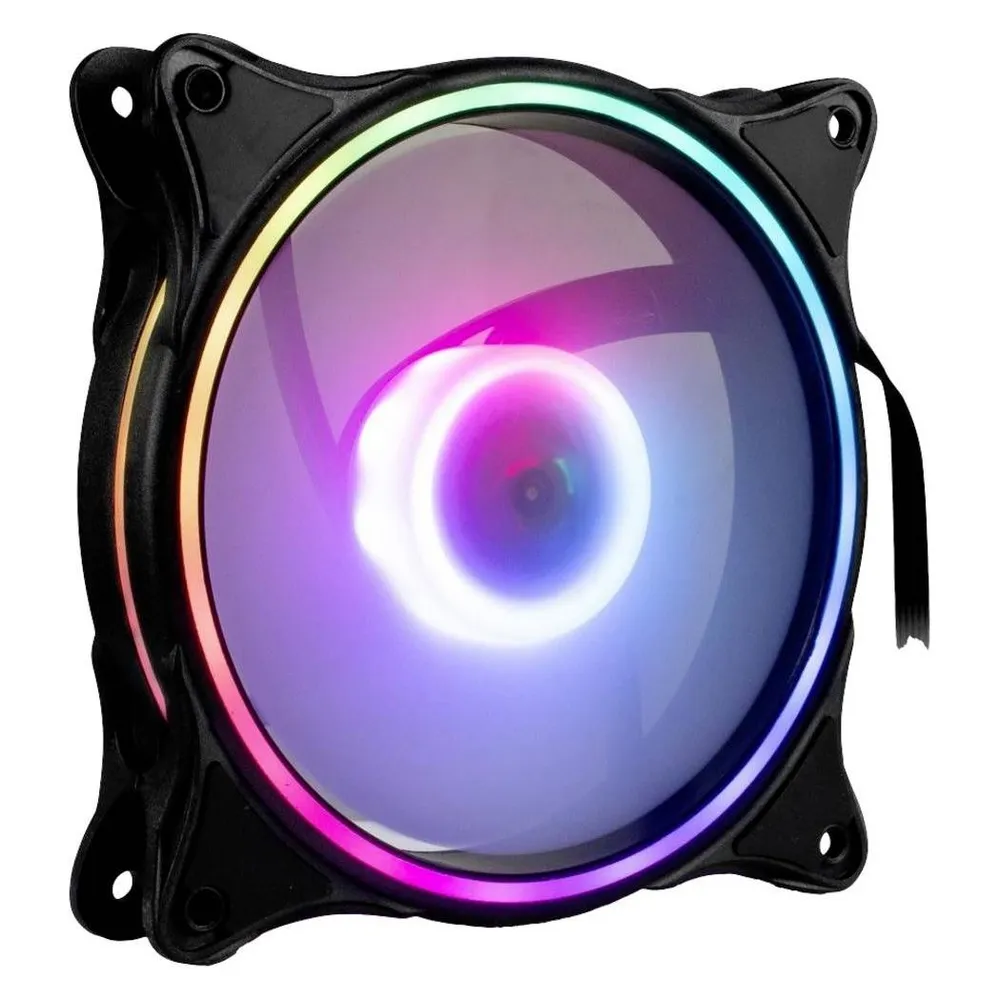 Intertech Inter-Tech Lüfter 120*120*25 ARGUS RGB-FAN SET RS-08, 3X retail