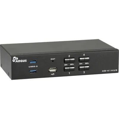 KVM Switch Intertech AS-41HUS HDMI 4K USB Audio 4 Ports