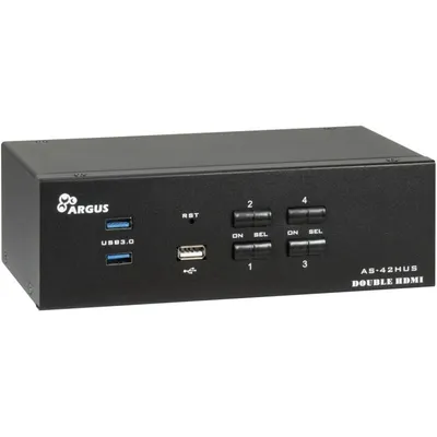 KVM Switch Intertech AS-42HUS 4K Ultra HD 4 Ports HDMI USB Audio