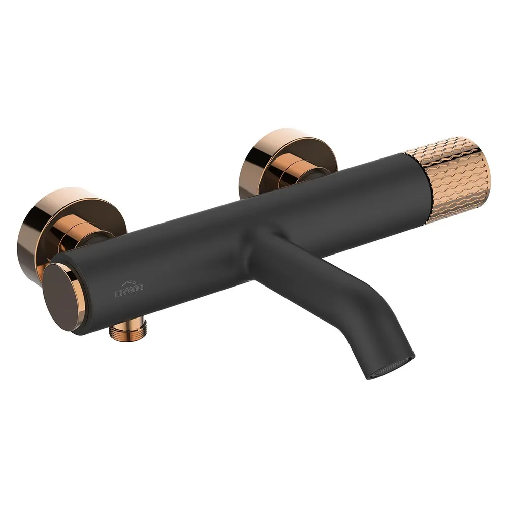 Invena Mixer Bath Starlight Black Gold